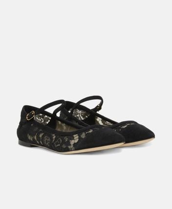 Ballerina flat with straps