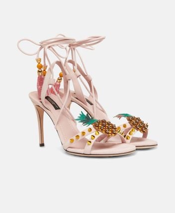 Sandals with calf lacing Keira