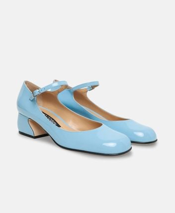 Ankle strap pump