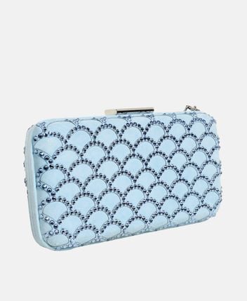 Leather clutch Mermaid