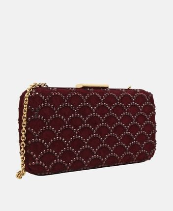 Leather clutch Mermaid