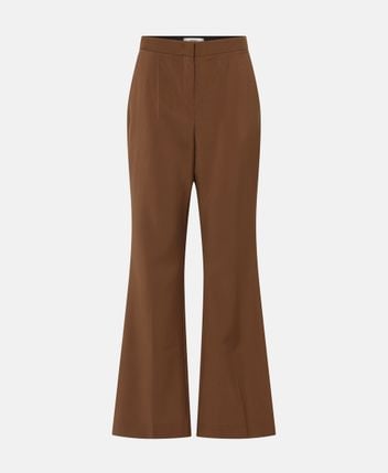 Wool-blend trousers