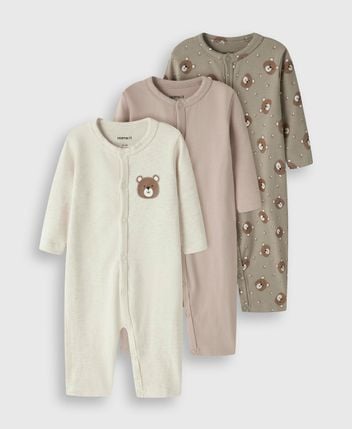 Rompers, pack of 3