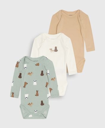Long-sleeved body, pack of 3