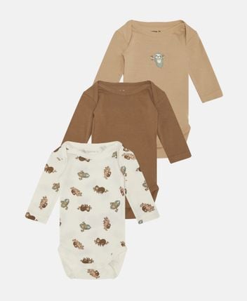 Long-sleeved body, pack of 3