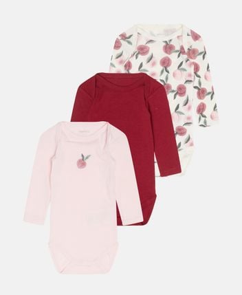 Long-sleeved body, pack of 3