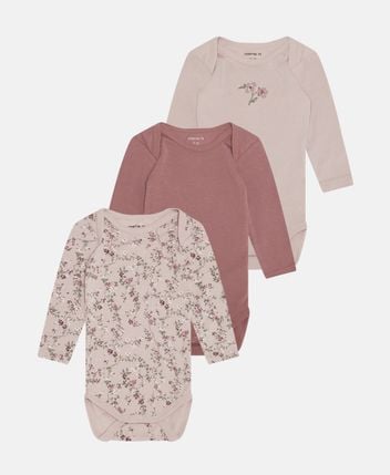 Long-sleeved body, pack of 3