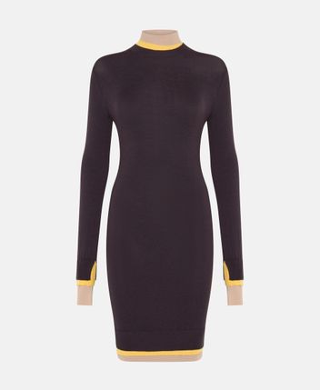 Wool-blend dress