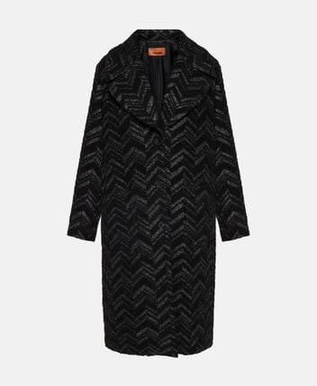 Wool-blend coat