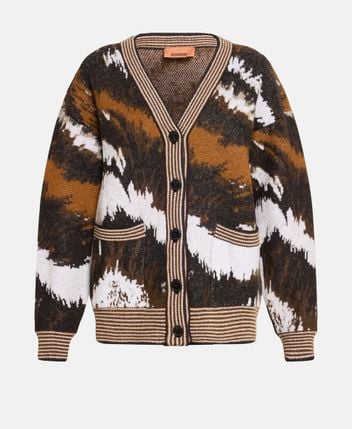 Wool-blend cardigan
