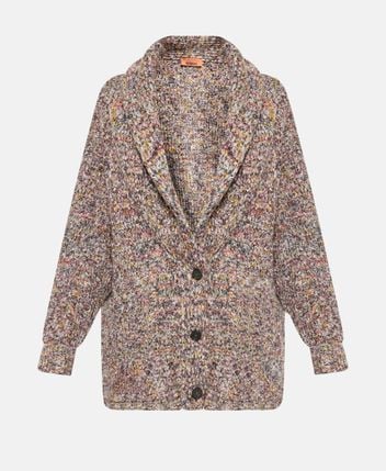 Wool-blend cardigan