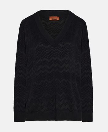 Wool-blend pullover
