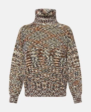 Wool-blend rollneck