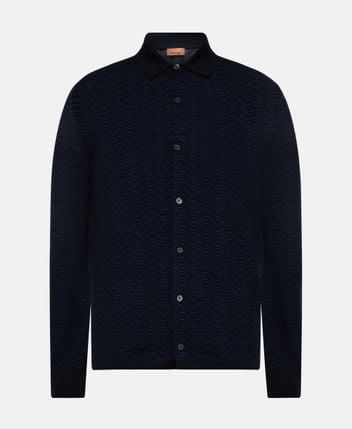 Wool-blend shirt