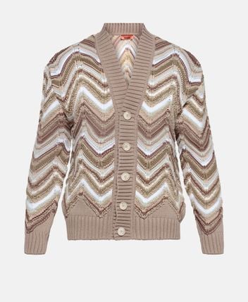 Wool-blend cardigan