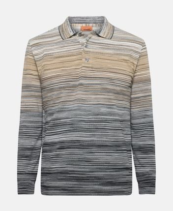 Long-sleeved polo shirt