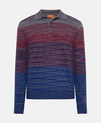 Woolen polo shirt