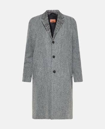 Wool-blend coat