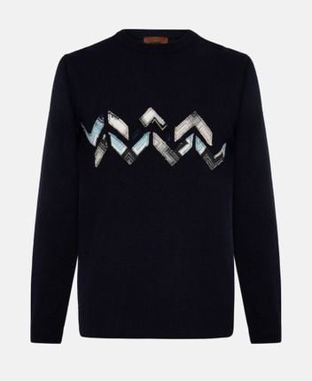 Wool-blend pullover