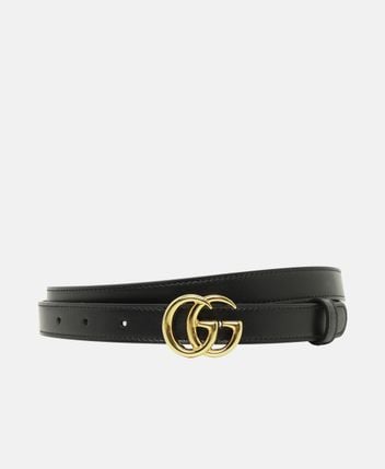 Leather belt GG Marmont