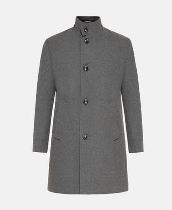 Wool-blend coat