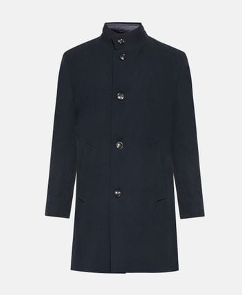 Wool-blend coat