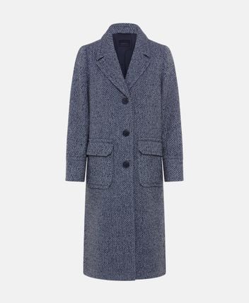 Wool-blend coat