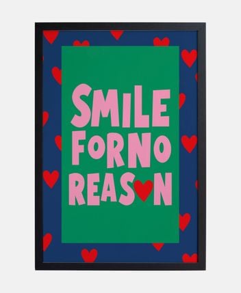 Framed picture Smile For No Reason