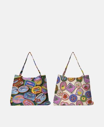 Shopping bag, set of 2 Fruits and Fish Clun
