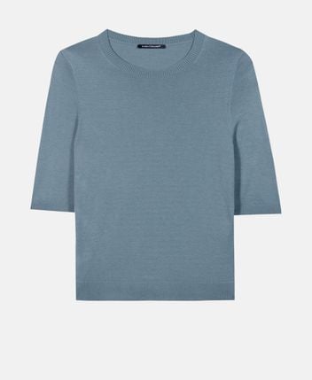 Wool-blend pullover