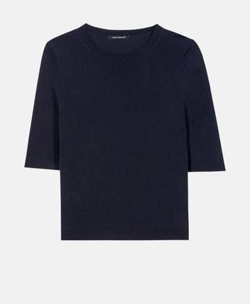 Wool-blend pullover