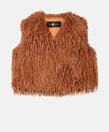 Faux fur gilet
