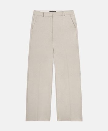 Wool-blend trousers