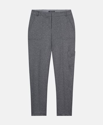 Wool-blend trousers