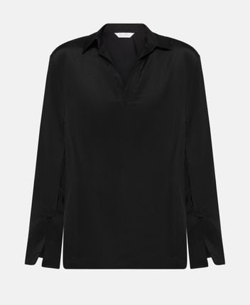 Silk shirt blouse