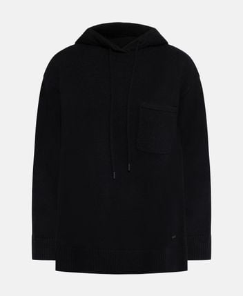 Wool hooded pullover Liana