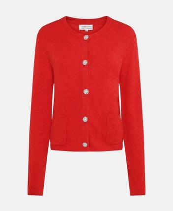 Wool-blend cardigan
