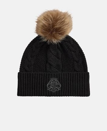 Wool-blend beanie