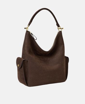 Leather shoulder bag
