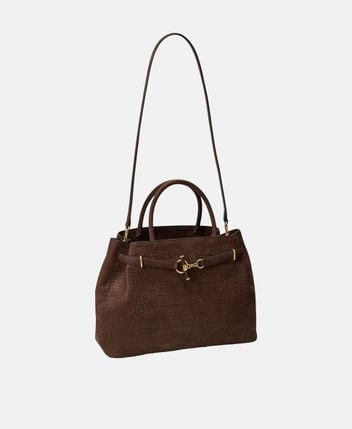 Leather handbag Blaike