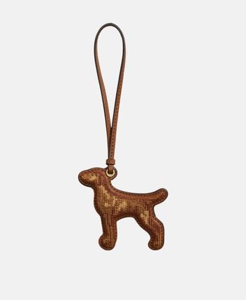 Leather bag charm Vizsla