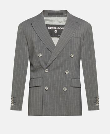 Wool-blend suit jacket Ashtons