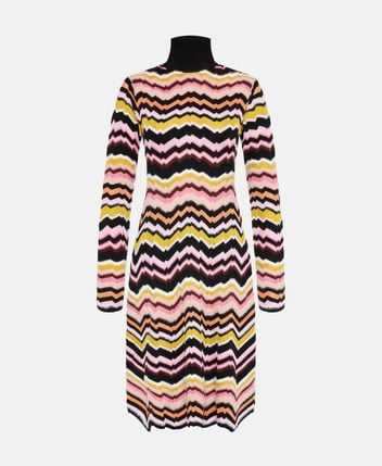 Wool-blend dress