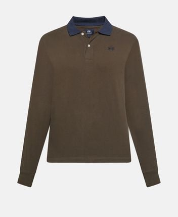 Long-sleeved polo shirt