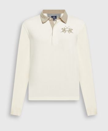 Long-sleeved polo shirt