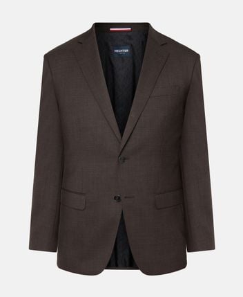 Wool-blend suit jacket