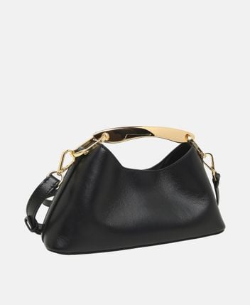 Leather handbag Boomerang
