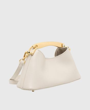 Leather handbag Boomerang