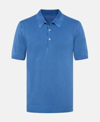 Knitted polo shirt
