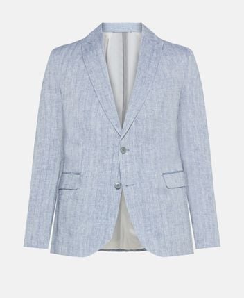 Linen-blend suit jacket Lonest